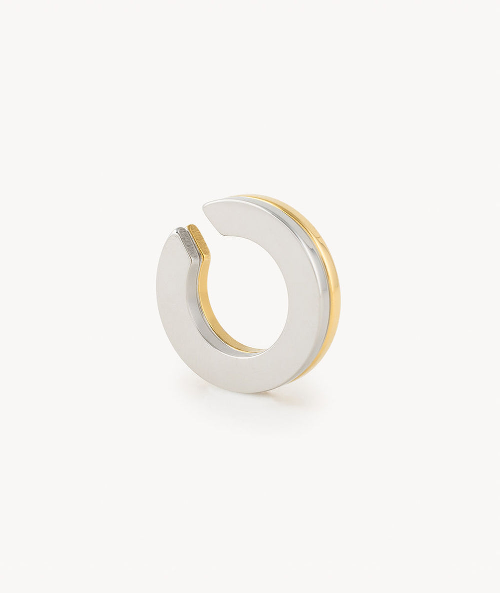 Ear cuff rond bicolore Chance Bi