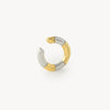 Ear cuff rond bicolore Jona Bi