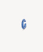 Ear cuff rond bleu et zircons bleus et turquoise Abi L MB
