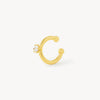 Bully G round gold ear cuff