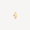 Ear cuff rond doré avec zircons STELLA G