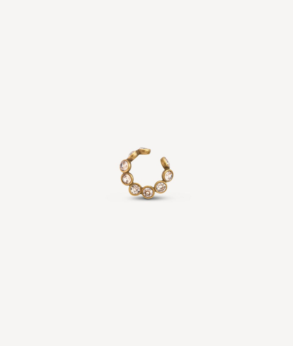 ANATA VG round gold-tone ear cuff with vintage effect