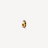 Round gold ear cuff with champagne-effect zirconia, vintage style, ONI VG