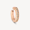 Ear cuff rond doré et zircons Kim L RG