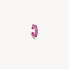 Ear cuff rond fuschia et zircons roses Abi S P