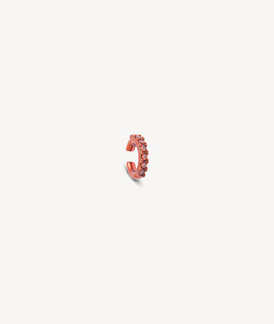 Ear cuff rond orange zircons oranges ABI S O - YParis