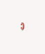 Ear cuff rond orange zircons oranges ABI S O