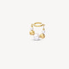 Ear cuff rond pendant argenté avec perles KOTA G