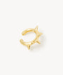 Ear cuff rond piques doré Spiky G