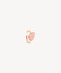 Ear cuff rond rose gold avec pierre naturelle quartz rose ASTA RG