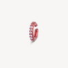 Ear cuff rond rouge zircons rouges et roses Abi L R
