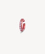 Ear cuff rond rouge zircons rouges et roses Abi L R