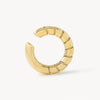 Ora G gold twisted round ear cuff