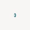 Ear cuff rond turquoise et zircons bleus Abi S T