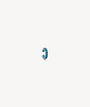Ear cuff rond turquoise et zircons bleus Abi S T