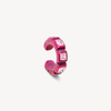 Loki S silver and zirconium ear cuff