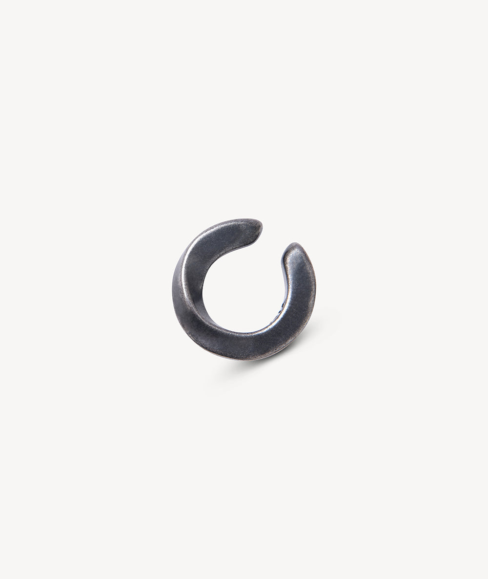 Ear cuff torsadé argenté effet vintage Honorito VS