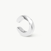 Ear cuff torsadé argenté Honor M S