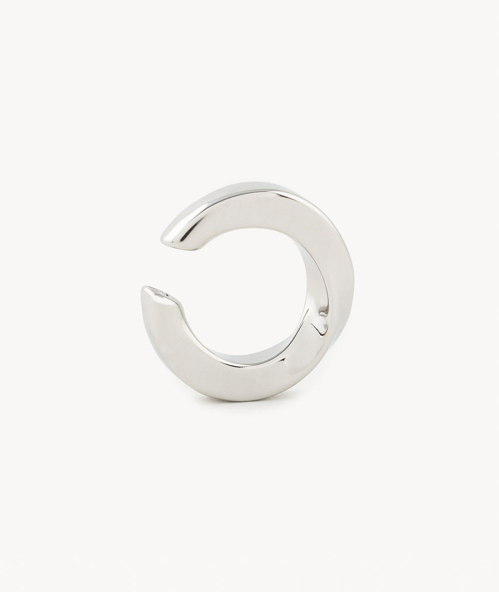 Ear cuff torsadé argenté Honor S