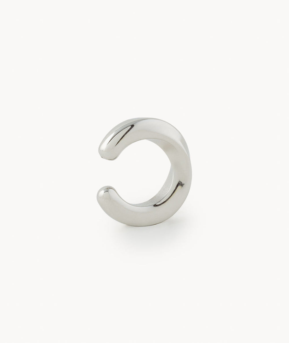Ear cuff torsadé argenté Honorito S
