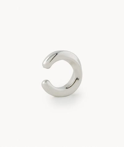 Ear cuff torsadé argenté Honorito S - YParis