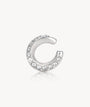 Ear cuff torsadé doré et zircons Honorito Star S