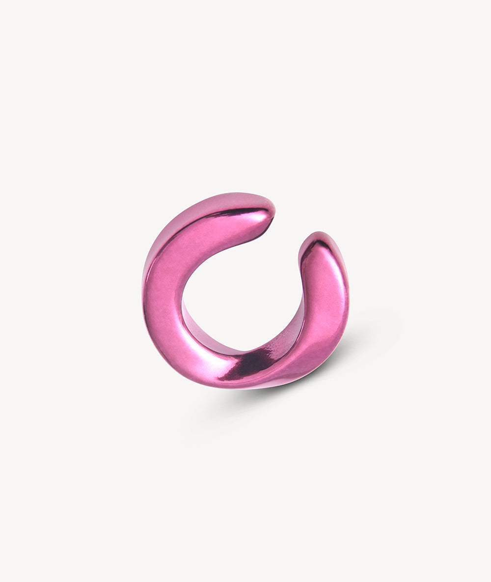 Ear cuff torsadé fuschia Honor M P