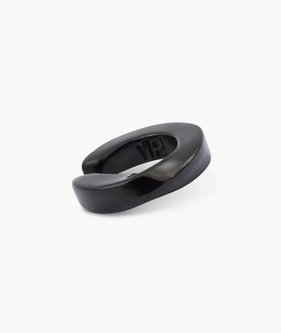 Ear cuff torsadé noir Honor M BL - YParis