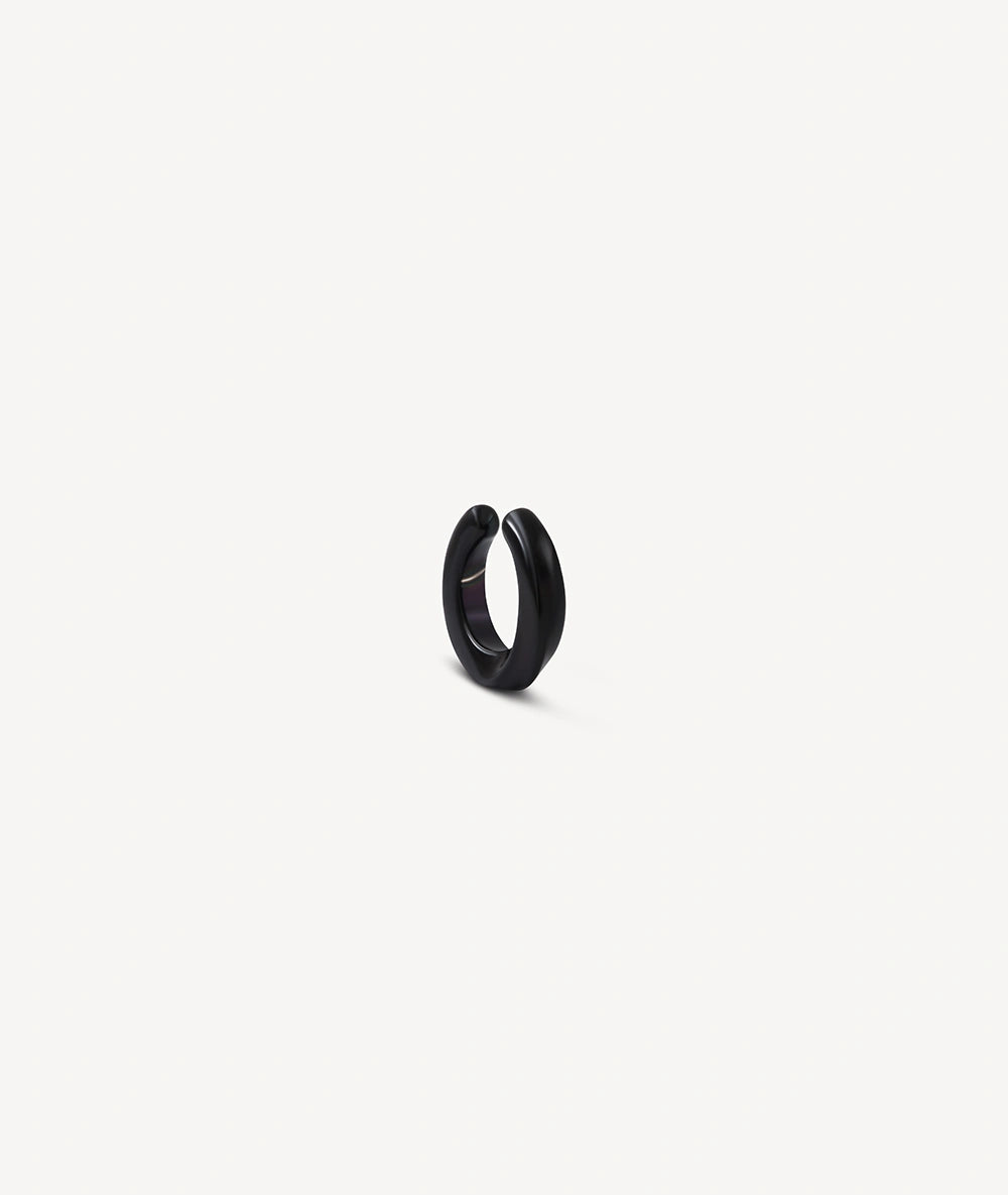 Black twisted ear cuff Honor S BL
