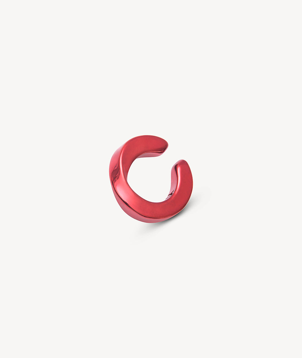 Ear cuff torsadé rouge Honorito R