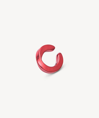 Ear cuff torsadé rouge Honorito R - YParis