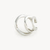 Ear cuff triple argenté Ridley S