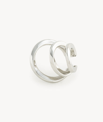 Ear cuff triple argenté Ridley S - YParis