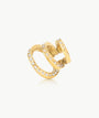 Triple gold ear cuff with zirconiums Ridley Star G