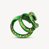 Triple gold ear cuff with zirconiums Ridley Star G