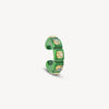 Ear cuff vert et zircons jaunes Dibba S SG