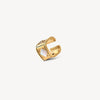 Earcuff or mat carré et nacre SHOMA VG 4.5mm