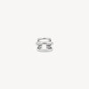 Earcuff triple argente APEX S ouverture 5mm