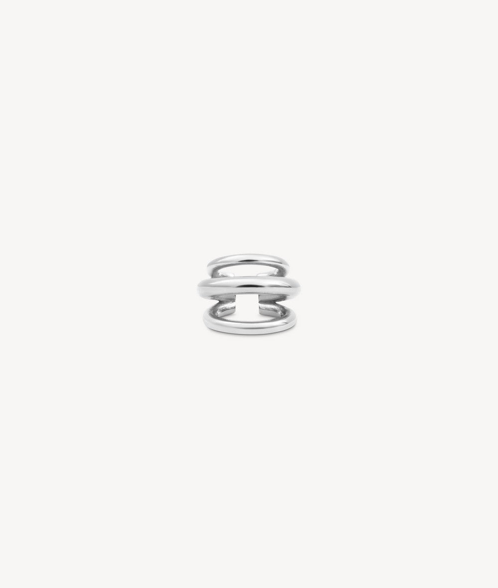 Earcuff triple argente APEX S ouverture 5mm