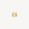 Earcuff triple dore APEX G ouverture 3.5MM