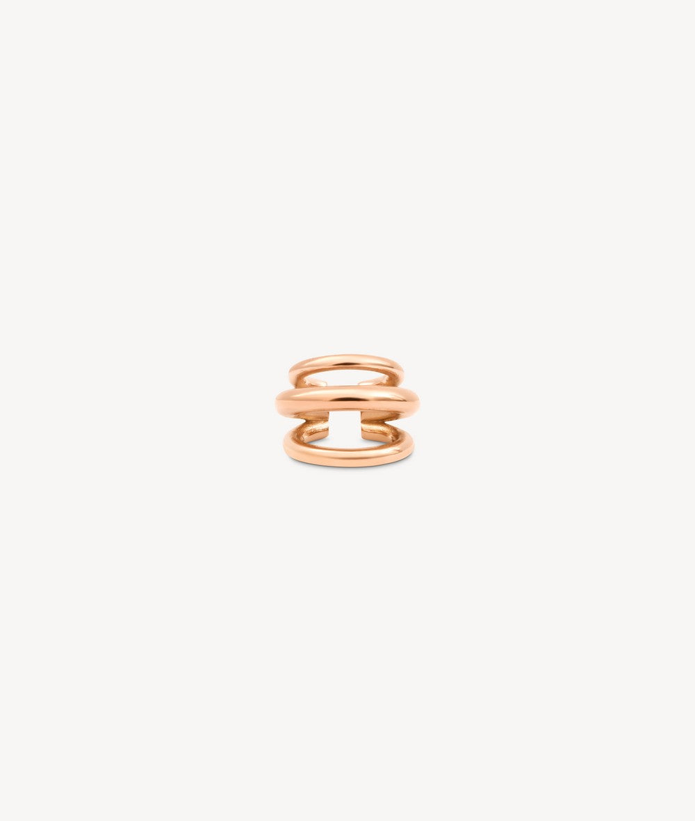 Earcuff triple rose gold APEX RG ouverture 5mm