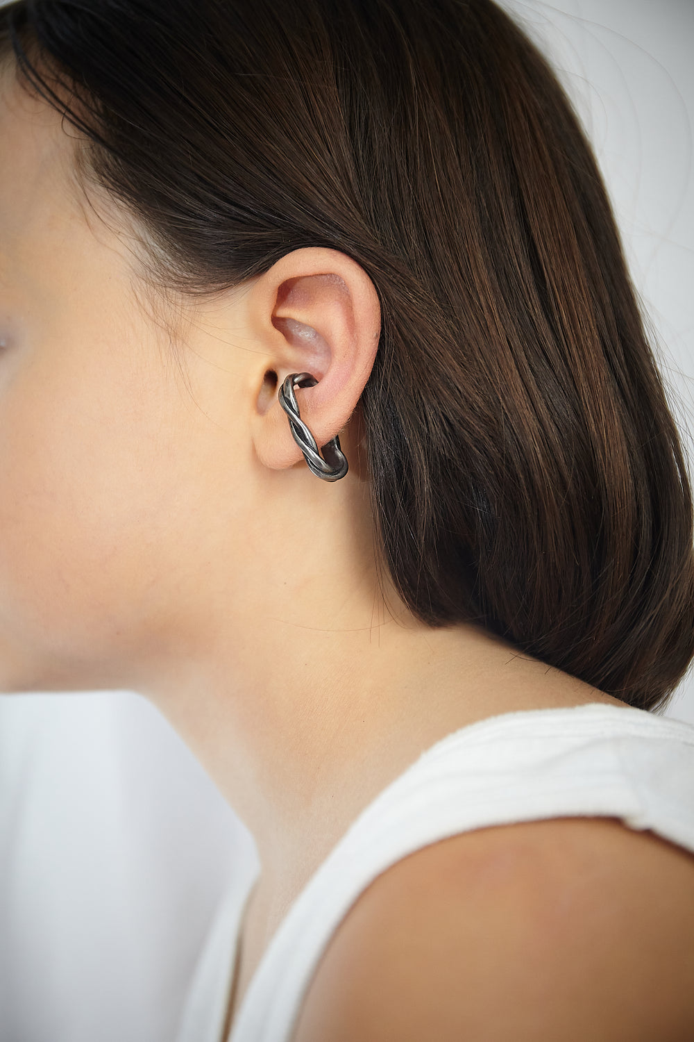 Ear cuff argenté effet vintage TIMBER VS