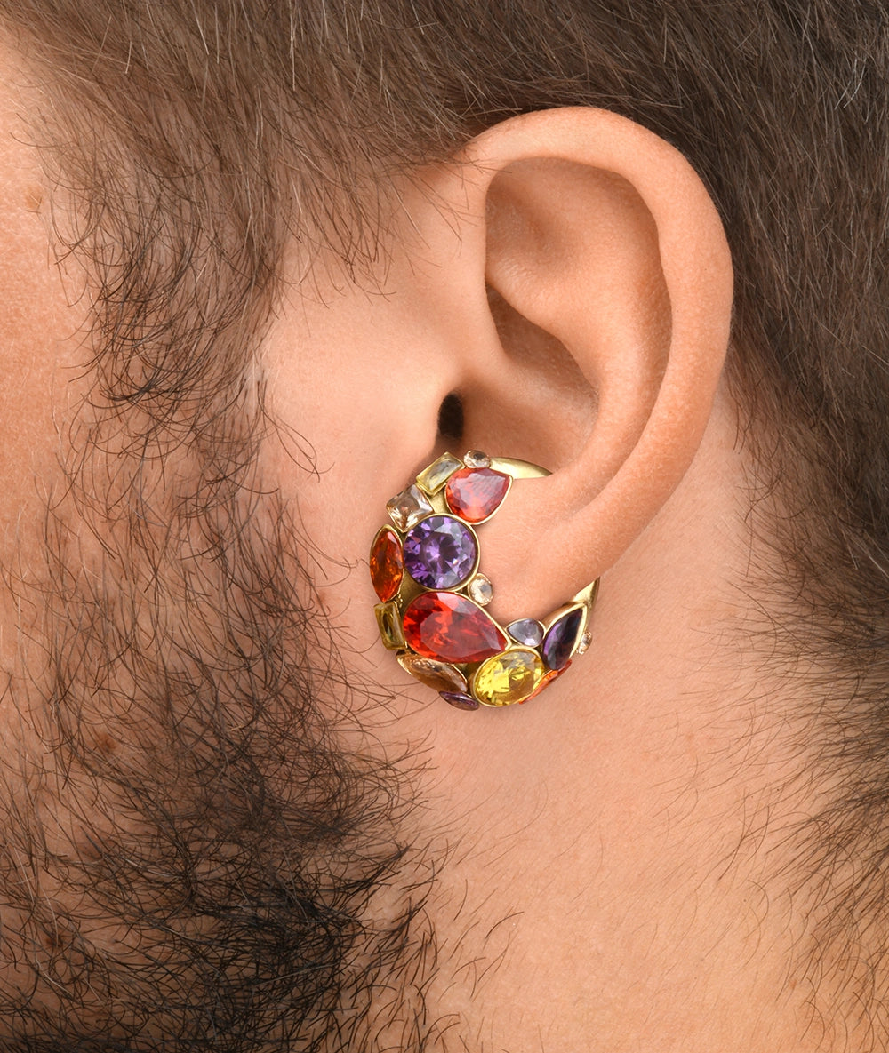 Ear cuff golden stones Orion G