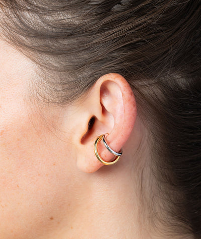 Ear cuff double bicolore Bully double Bi - YParis
