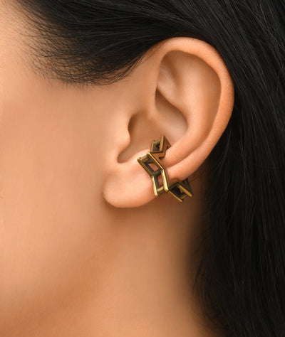 Ear cuff étoile doré effet vintage RAI VG - YParis