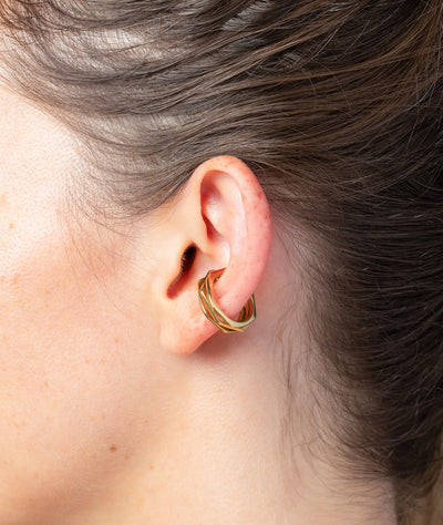 Ear cuff forme géométrique doré Bolty G - YParis