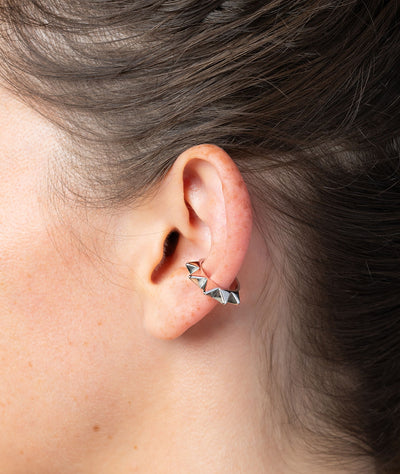 Ear cuff piques argenté Pike S - YParis