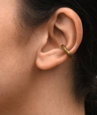 Ear cuff torsadé doré effet vintage Honorito VG - YParis
