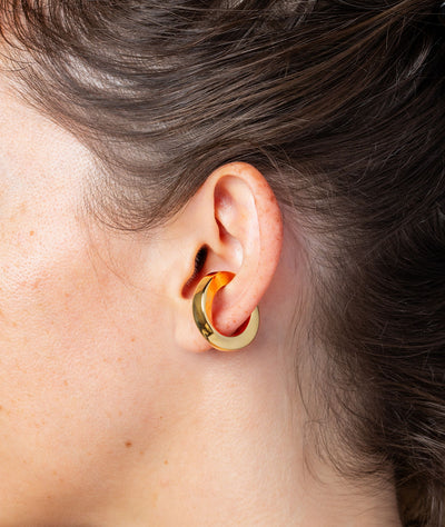Ear cuff torsadé doré Honor G - YParis