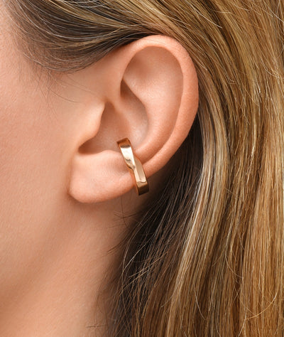 Ear cuff torsadé rose gold Honor M RG - YParis